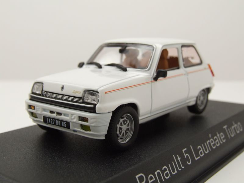 Renault 5 Laureate Turbo 1985 weiß Modellauto 1:43 Norev