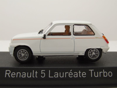 Renault 5 Laureate Turbo 1985 weiß Modellauto 1:43 Norev