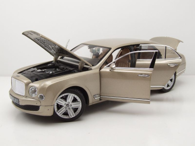 Bentley Mulsanne 2014 champagner metallic Modellauto 1:18 Rastar