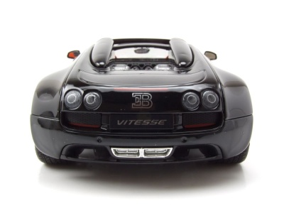 Bugatti Veyron 16.4 Grand Sport Vitesse schwarz orange Modellauto 1:18 Rastar