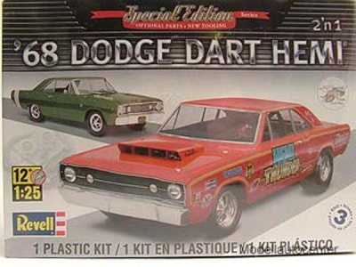 Dodge Dart Hemi 1968 Kunststoffbausatz Modellauto 1:25...