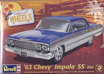 Chevrolet Impala SS 1963 2 in 1 Kunststoffbausatz...