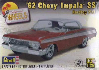 Chevrolet Impala SS Hardtop 1962 2 in 1 Kunststoffbausatz...