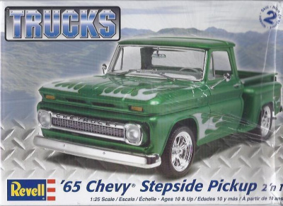 Chevrolet Stepside Pick Up 1965 2 in 1 Kunststoffbausatz...