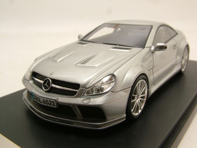 Mercedes SL 65 AMG Black Series 2009 silber Modellauto 1:43 Absolute Hot