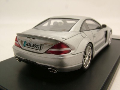 Mercedes SL 65 AMG Black Series 2009 silber Modellauto...