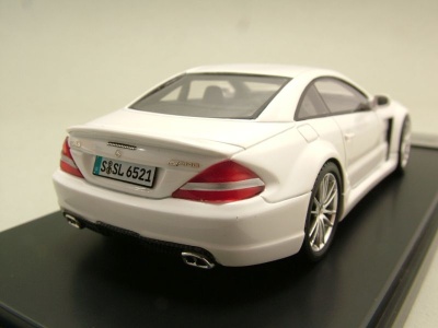 Mercedes SL 65 AMG Black Series 2009 weiß Modellauto 1:43 Absolute Hot