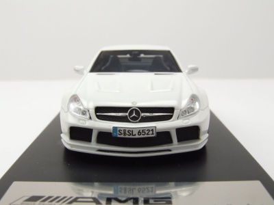 Mercedes SL 65 AMG Black Series 2009 weiß Modellauto 1:43 Absolute Hot