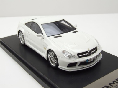 Mercedes SL 65 AMG Black Series 2009 weiß Modellauto 1:43 Absolute Hot