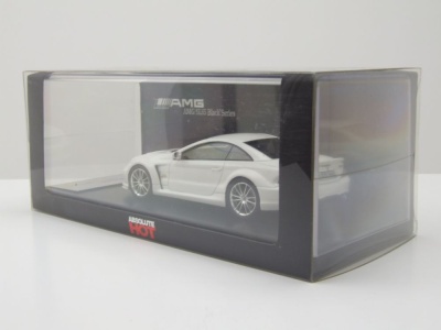 Mercedes SL 65 AMG Black Series 2009 weiß Modellauto 1:43 Absolute Hot