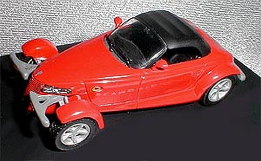 Plymouth Prowler Softtop rot Modellauto 1:43 Universal Hobbies