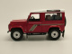 Land Rover Defender 90 TDI rot/weiß Modellauto 1:18 Universal Hobbies