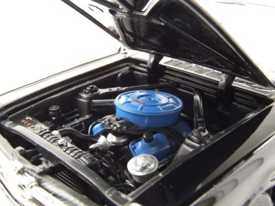 Ford Mustang Cabrio 1964, 5 schwarz Modellauto 1:18 Welly