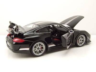 Porsche 911 (997) GT3 RS 4.0 2011 schwarz Modellauto 1:18 Bburago