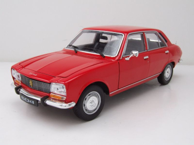 Peugeot 504 1975 rot Modellauto 1:18 Welly