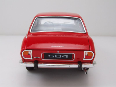 Peugeot 504 1975 rot Modellauto 1:18 Welly