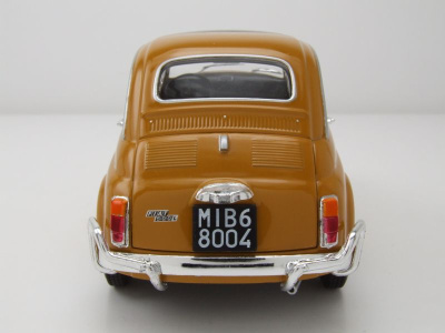 Fiat Nuova 500 1957 senf gelb Modellauto 1:18 Welly