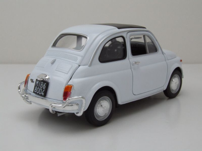 Fiat Nuova 500 1957 weiß Modellauto 1:18 Welly