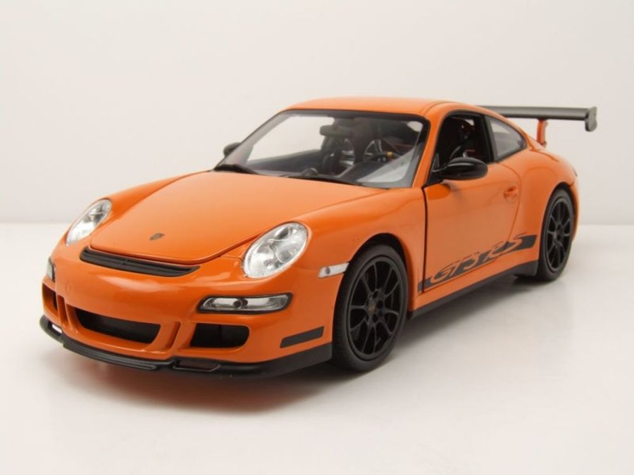 Porsche 911 (997) GT3 RS 2007 orange Modellauto 1:18 Welly