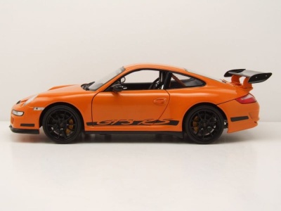 Porsche 911 (997) GT3 RS 2007 orange Modellauto 1:18 Welly