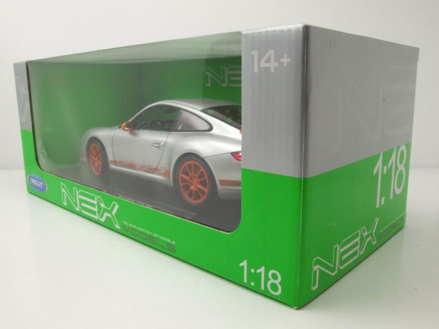 Porsche 911 997 GT3 RS Welly 1/18 Verte - Modèle Occasion