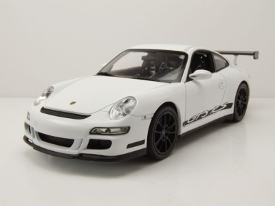 Porsche 911 (997) GT3 RS 2007 weiß Modellauto 1:18...