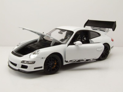 Porsche 911 (997) GT3 RS 2007 weiß Modellauto 1:18 Welly