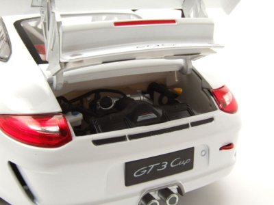 Porsche 911 GT3 Cup Street Version weiß Modellauto 1:18 Welly