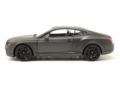 Bentley Continental Supersports 2009 grau metallic Modellauto 1:18 Welly