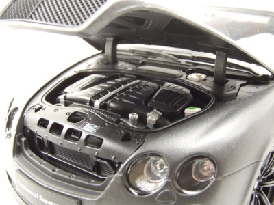 Bentley Continental Supersports 2009 grau metallic Modellauto 1:18 Welly