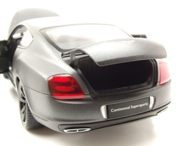 Bentley Continental Supersports 2009 grau metallic Modellauto 1:18 Welly