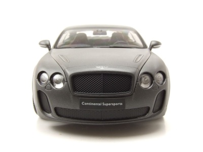 Bentley Continental Supersports 2009 grau metallic Modellauto 1:18 Welly