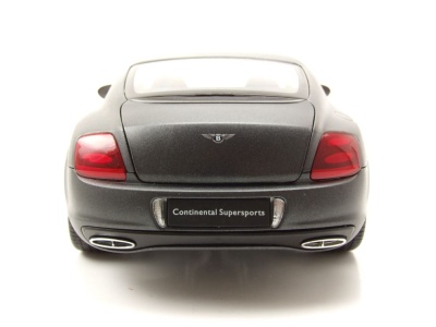 Bentley Continental Supersports 2009 grau metallic Modellauto 1:18 Welly