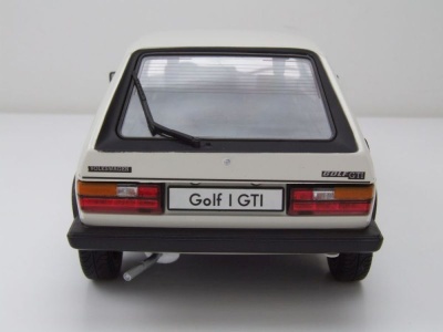VW Golf 1 GTI Pirelli 1982 weiß Modellauto 1:18 Welly