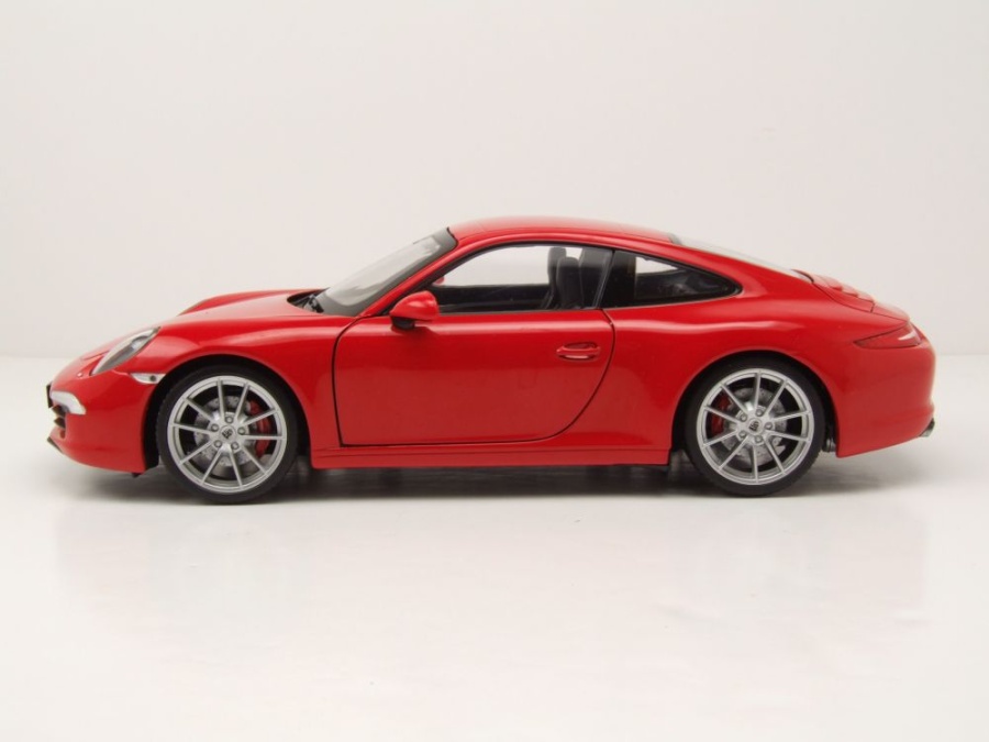 Welly Porsche 911 991 Carrera S Rot Coupe AB 2011 ca 1/43 1/36-1/46