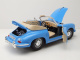Porsche 356 B Cabrio 1961 blau Modellauto 1:18 Bburago