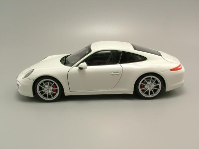 Porsche 911 (991) Carrera S 2012 weiß Modellauto 1:18 Welly