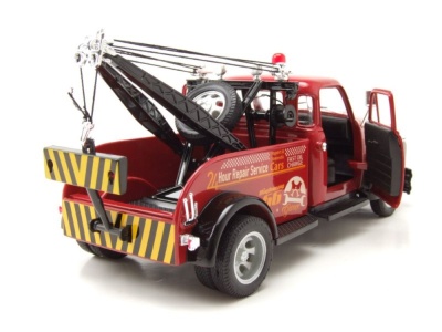Chevrolet Tow Truck Abschlepper 1953 rot Modellauto 1:24 Welly