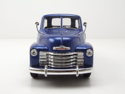 Chevrolet 3100 Pick Up 1953 dunkelblau metallic Modellauto 1:24 Welly