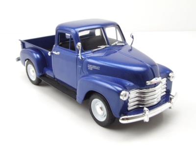 Chevrolet 3100 Pick Up 1953 dunkelblau metallic Modellauto 1:24 Welly