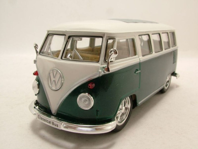 VW Classical Bus T1 Lowrider Tuning 1962 grün...