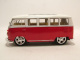 VW Classical Bus T1 Lowrider Tuning 1962 rot weiß Modellauto 1:24 Welly
