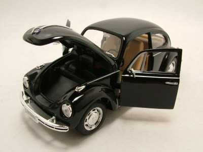 VW Käfer 1969 schwarz Modellauto 1:24 Welly