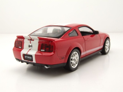 Ford Shelby Mustang GT 500 2007 rot weiß Modellauto...
