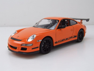 Porsche 911 (997) GT3 RS 2007 orange Modellauto 1:24 Welly