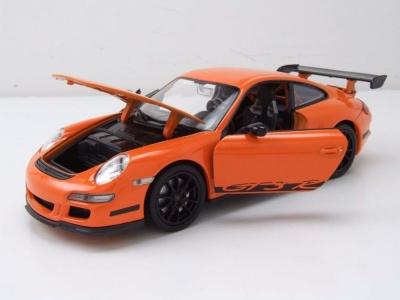 Porsche 911 (997) GT3 RS 2007 orange Modellauto 1:24 Welly