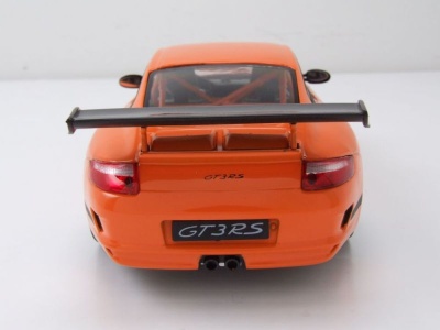 Porsche 911 (997) GT3 RS 2007 orange Modellauto 1:24 Welly