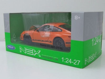 Porsche 911 (997) GT3 RS 2007 orange Modellauto 1:24 Welly