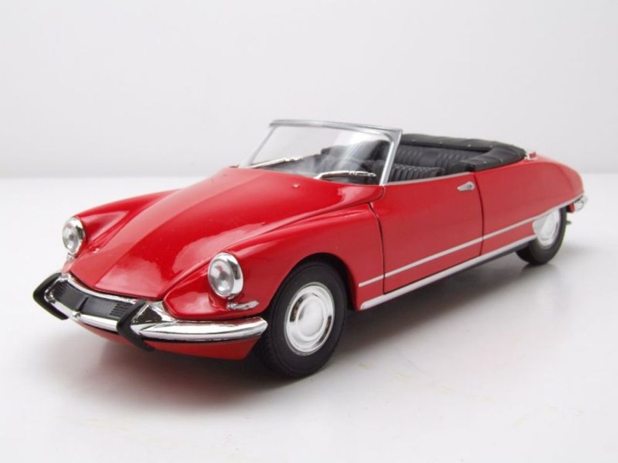 Citroen DS 19 Cabrio offen rot Modellauto 1:24 Welly