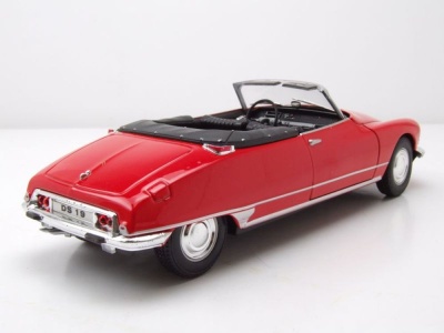 Citroen DS 19 Cabrio offen rot Modellauto 1:24 Welly
